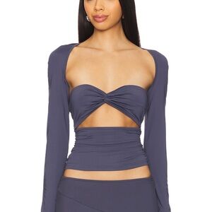 Lioness Midnight Long Sleeve Cutout Top